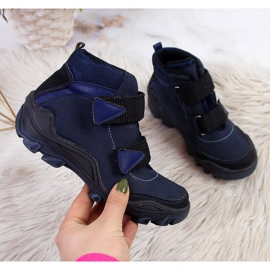 Caçadores de menino com velcro azul marinho Kornecki 6394 1 Caçadores de menino com velcro azul marinho Kornecki 6394 1