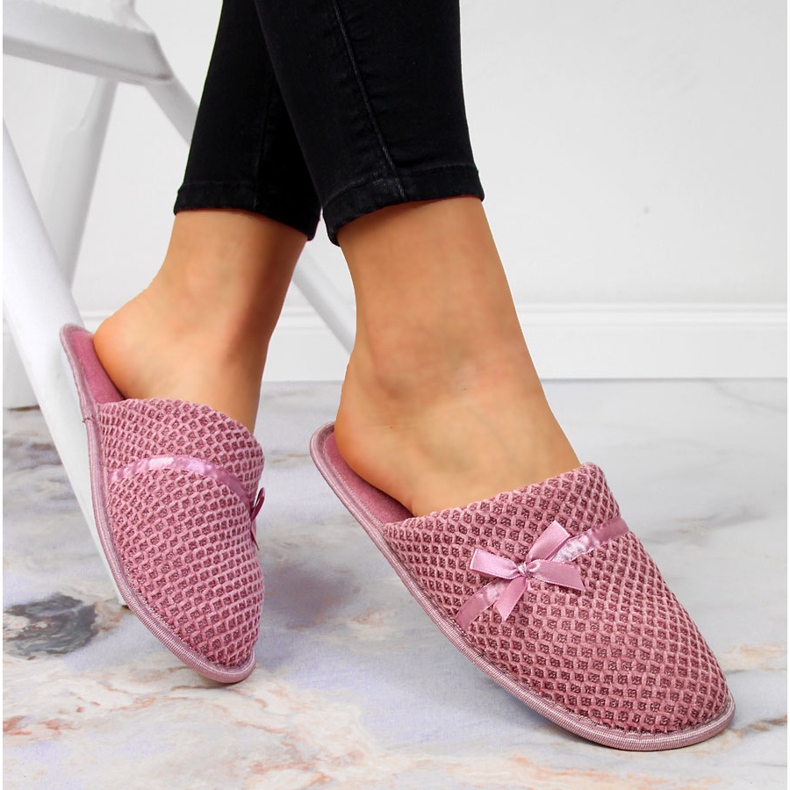 News Chinelos femininos suéter para casa rosa, rosa NOTÍCIAS 1