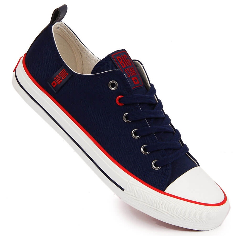 Tênis cano baixo masculino azul marinho Big Star JJ174060 azul-marinho 1