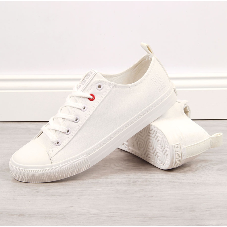 Tênis cano baixo branco masculino Big Star JJ174001 2