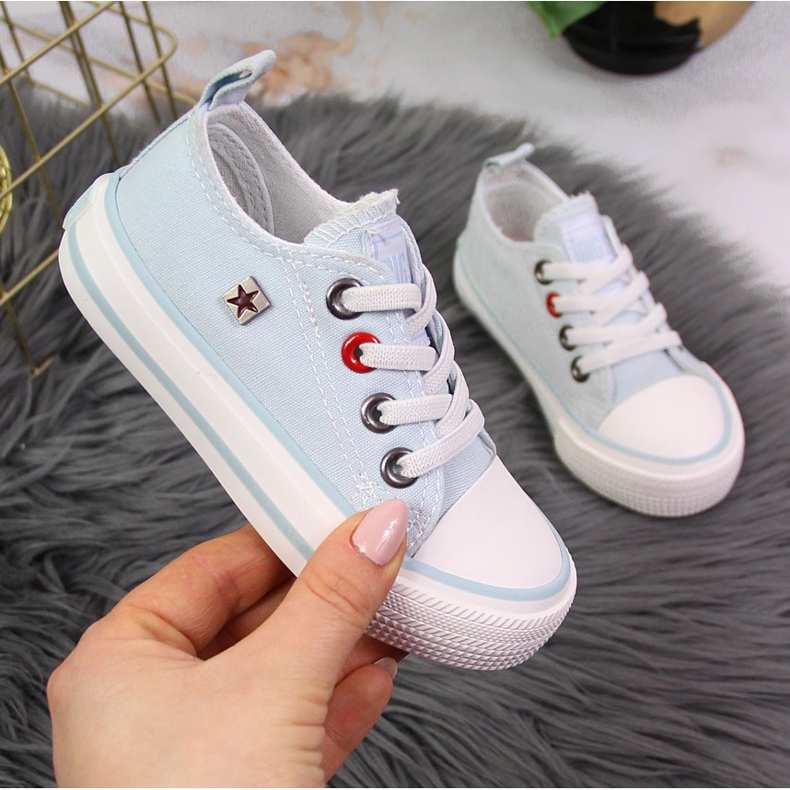 Tênis infantil com elástico azul Big Star HH374094 1