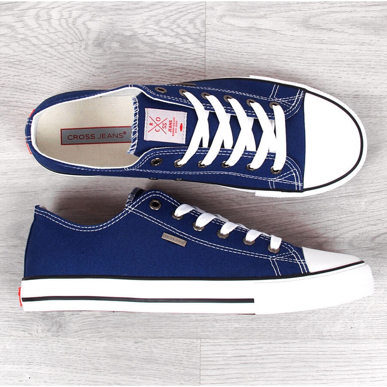 Tênis Cross Jeans JJ1R4004C azul marinho para homem azul-marinho 1