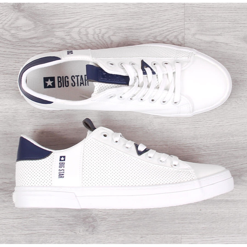 Couro branco masculino Big Star JJ174226 2