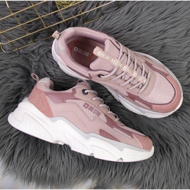 Calçados esportivos femininos na plataforma rosa Big Star HH274258 1