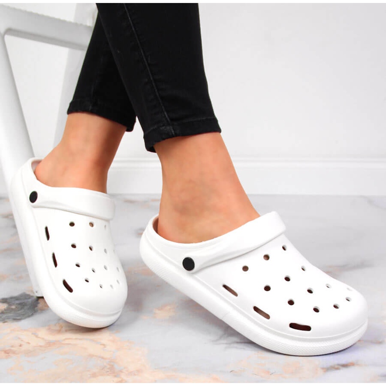 Atletico Chinelos de espuma branca Atlético branco 1