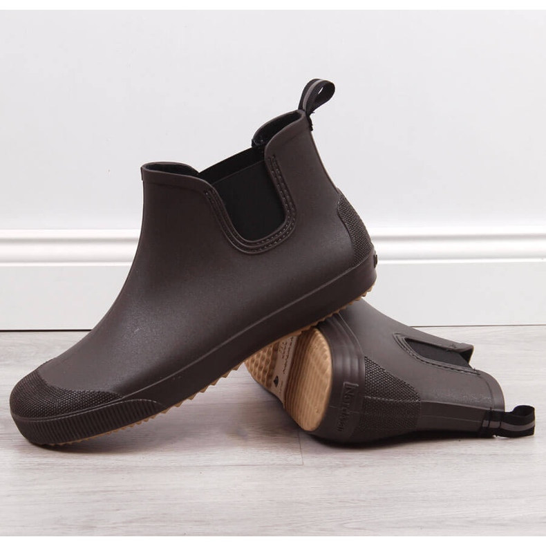 Nordmann Botas de chuva de homem castanhas Nordman marrom 2