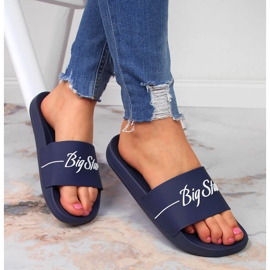 Chinelos esportivos azul marinho Big Star JJ274A299 1