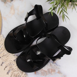 Sandálias femininas perfumadas pretas Zaxy JJ285093 preto 2
