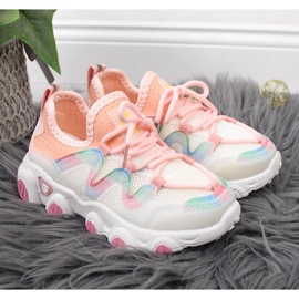 Sapatilhas desportivas de menina Vinceza brancas branco multicolorido 2