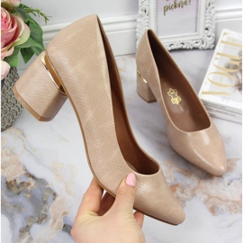 Bombas em um poste decorativo Jezzi bege 1