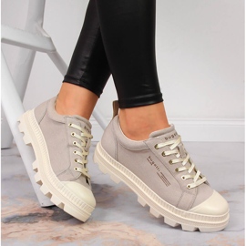 Tênis feminino na plataforma bege Bugatti JJ253026 1