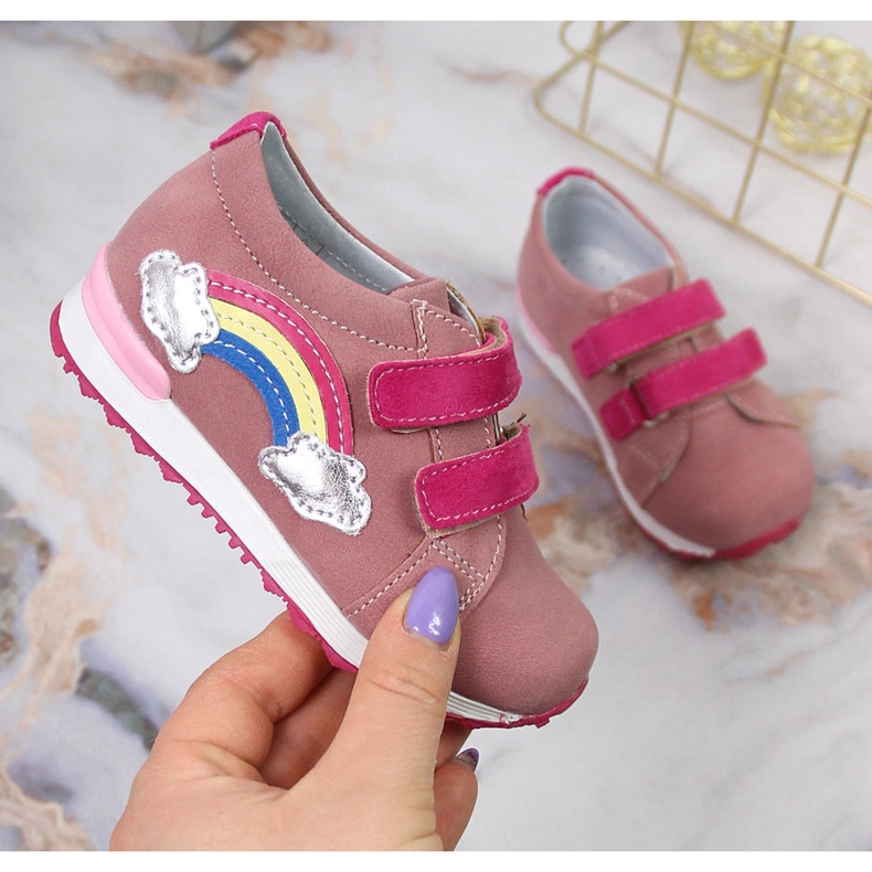 Sapatos de menina com velcro lila Kornecki 6775 tolet multicolorido 1 Sapatos de menina com velcro lila Kornecki 6775 tolet multicolorido 1