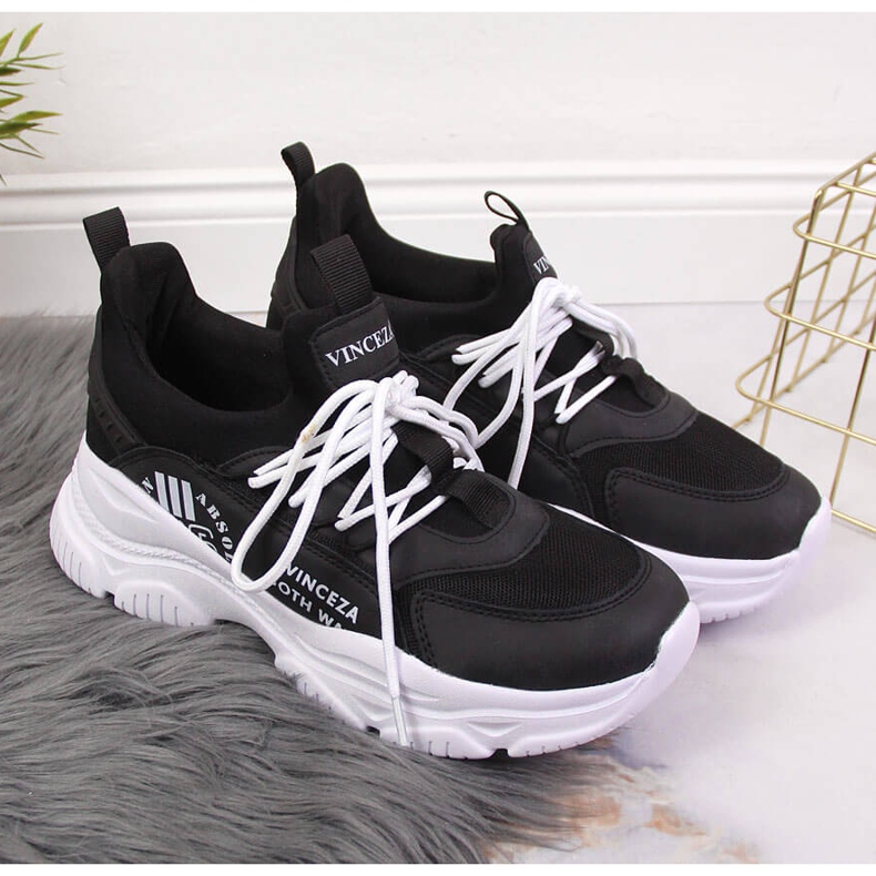 Tênis esportivo feminino Vinceza preto 2