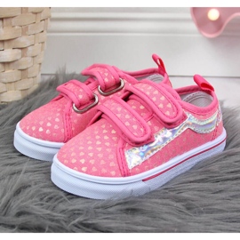 Atletico Ténis de menina Atlético cor-de-rosa com velcro 2