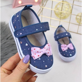 Atletico Bailarinas de menina com velcro e laço Atlético azul marinho azul 1 Atletico Bailarinas de menina com velcro e laço Atlético azul marinho azul 1