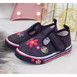 Atletico Ténis Atlético azul marinho para menina 2