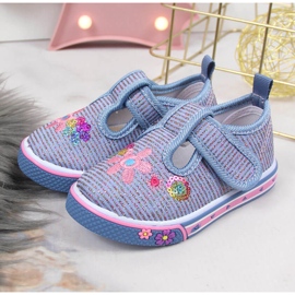 Atletico Sapatilhas de velcro azul Atlético para menina 2 Atletico Sapatilhas de velcro azul Atlético para menina 2