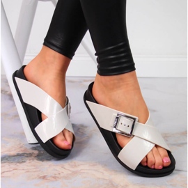 Chinelos femininos meliski creme Zaxy JJ285057 bege multicolorido 1