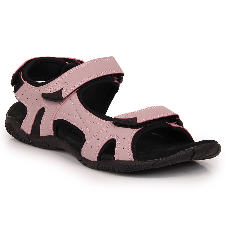 Sandálias esportivas femininas com velcro roxo American Club tolet 1