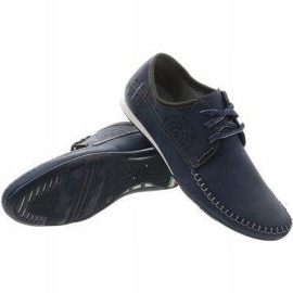 Lemar Mocassins masculinos com atacadores 872 azul marinho 4 Lemar Mocassins masculinos com atacadores 872 azul marinho 4