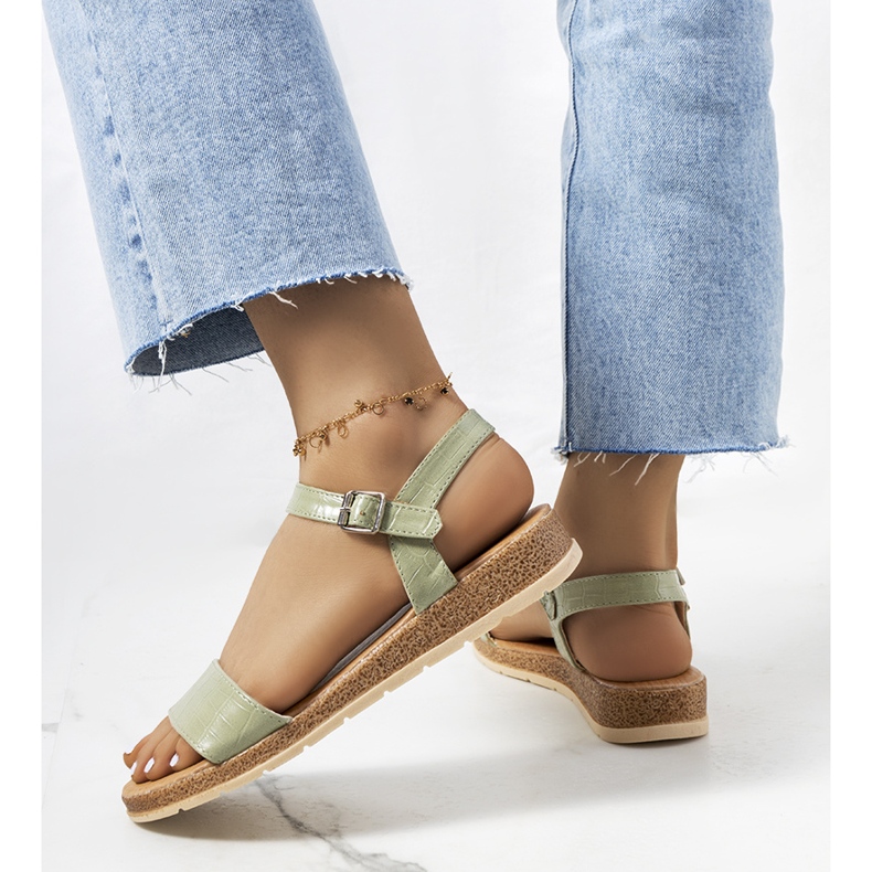 Sandálias femininas Speier verdes 1