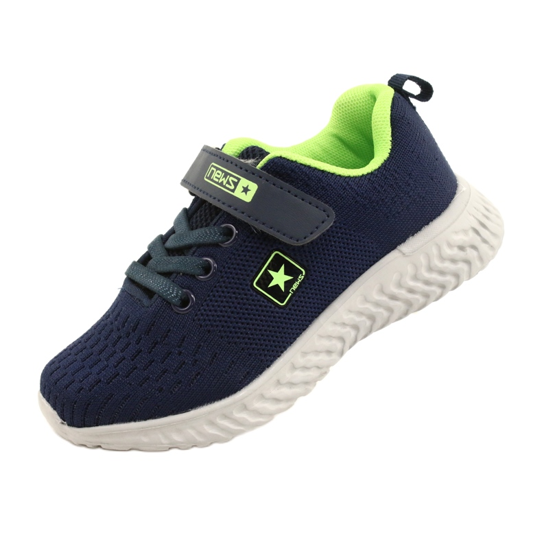 NEWS NOTÍCIAS Sapatos desportivos com velcro 22DZ23-4843-M Azul marinho 5