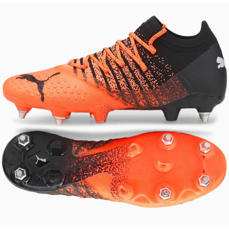 Chuteiras de futebol Puma Future Z 1.3 MxSG M 106750 01 laranja laranjas e tintos 1