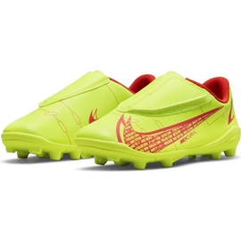 Chuteiras Nike Mercurial Vapor 14 Club Mg Jr CV0833-760 amarelos 4