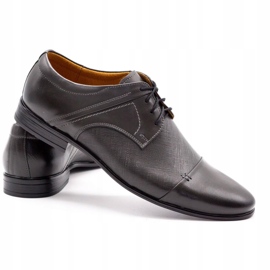 Sapatos formais masculinos 710 cinza 3