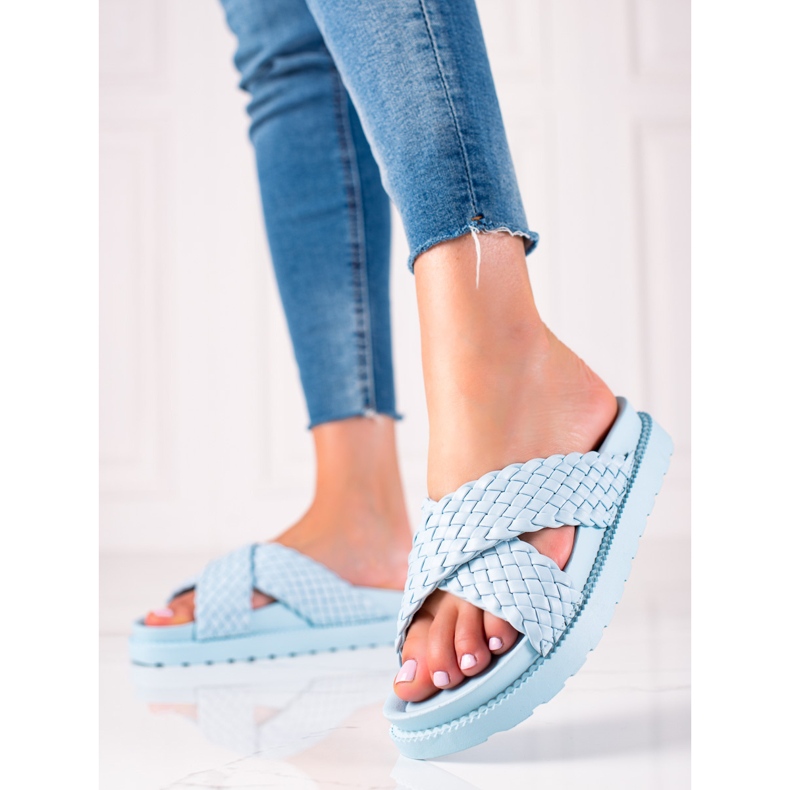 Bestelle Chinelos Trançados azul 1