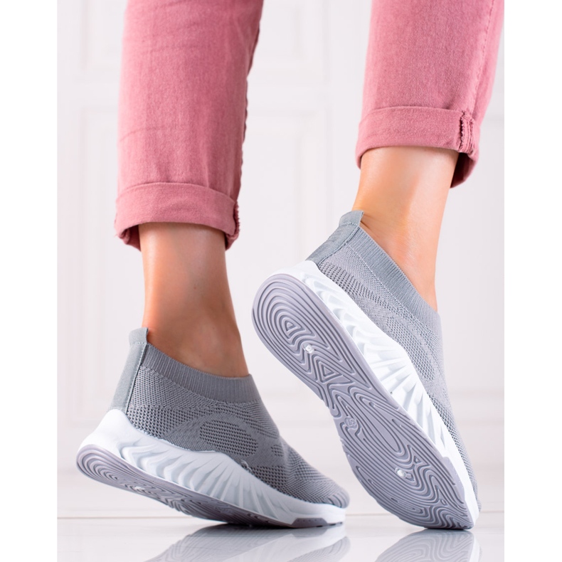 J. Star Tênis cinza da moda 1