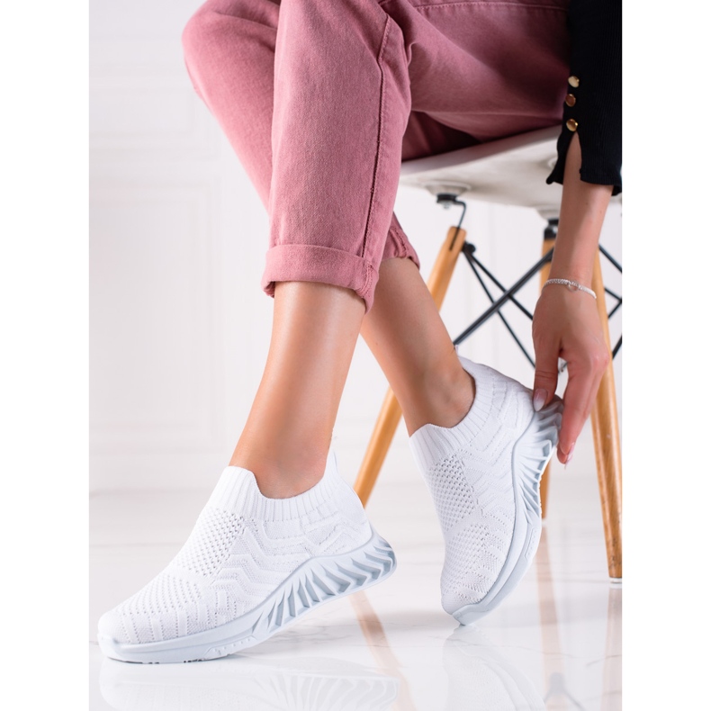 J. Star Calçados Esportivos Slip-on branco 1