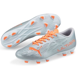 Chuteiras de futebol Puma Ultra 4.4 FG / AG M 106700 01 cinza prata 1