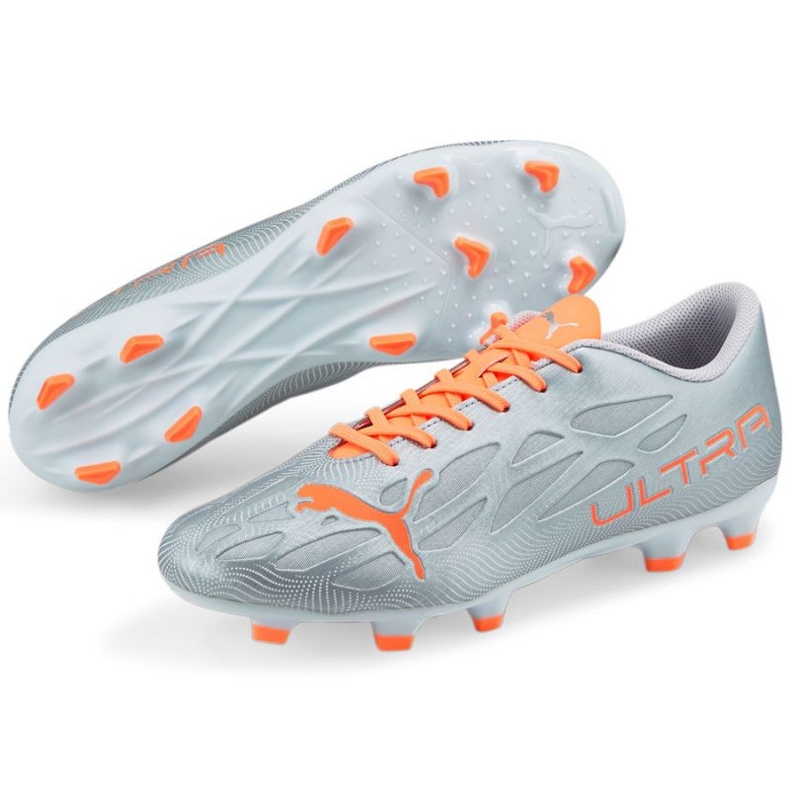 Chuteiras de futebol Puma Ultra 4.4 FG / AG M 106700 01 cinza prata 1