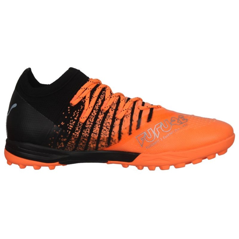 Chuteiras de futebol Puma Future 1.3 Pro Cage M 106754 01 multicolorido laranjas e tintos 1