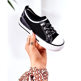 Apawwa Tênis infantil Airy Black Kids Club preto 1