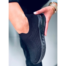 Agua Black meias sapatos esportivos preto 1