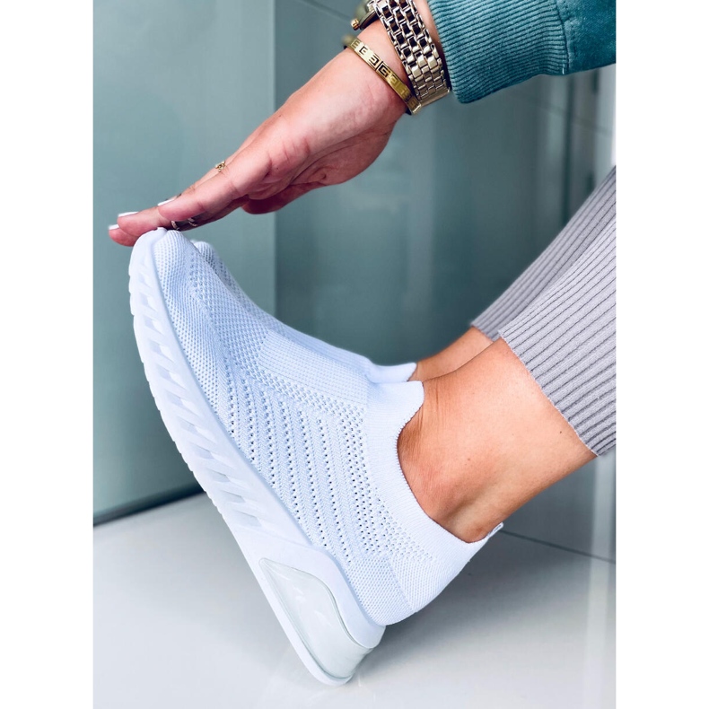 Agua White meias sapatos esportivos branco 1