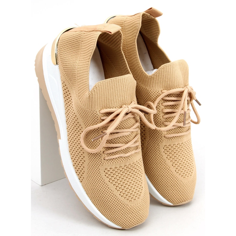 Faggio Khaki meias meias bege 1