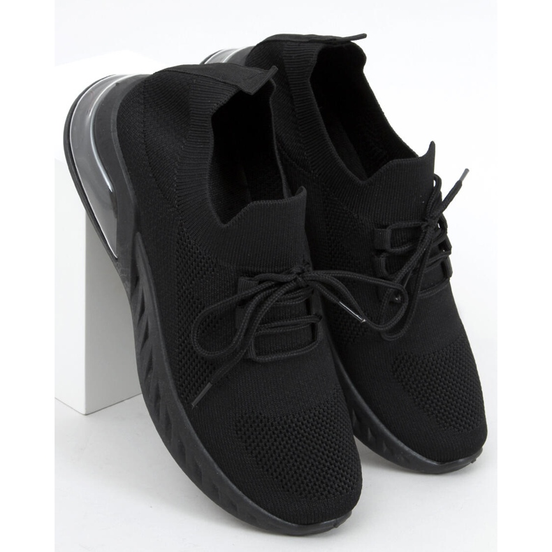 Salice meias pretas sapatos esportivos preto 1