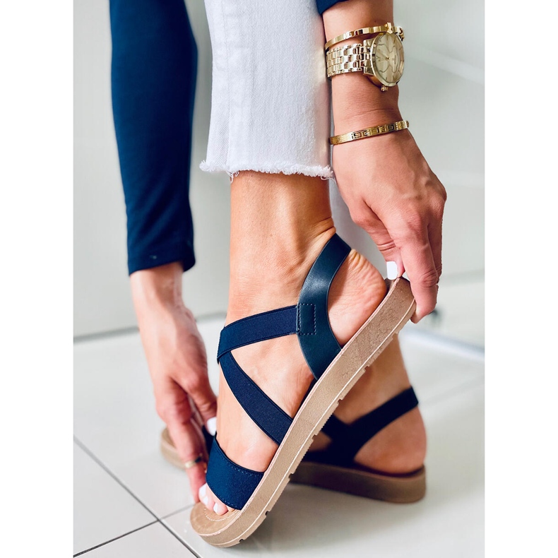 Sandálias femininas Zinnia Blue azul marinho 1