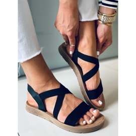 Zinnia Black sandálias femininas preto 1