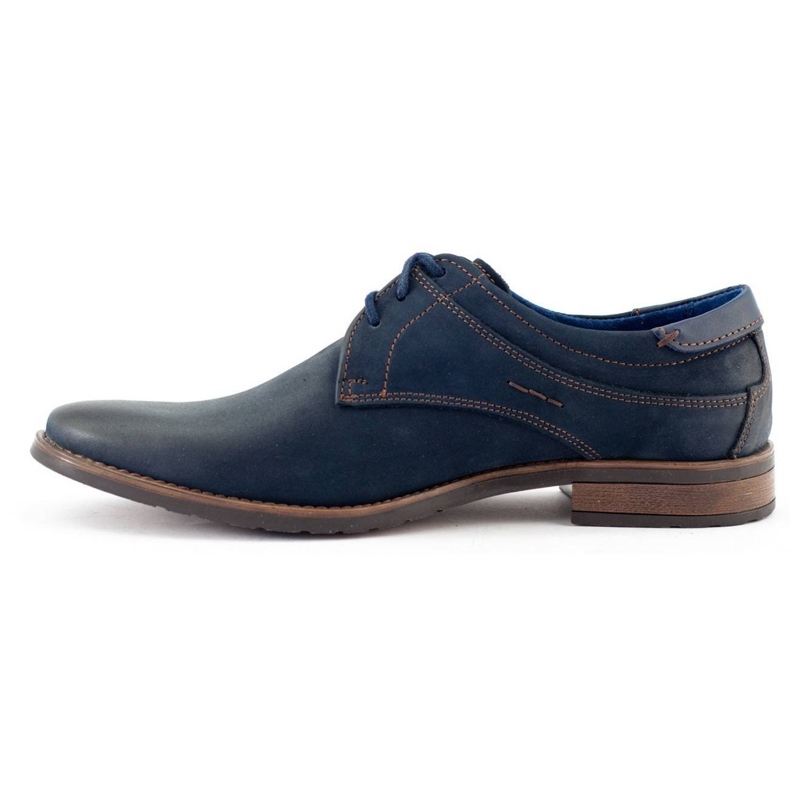 KOMODO Sapatos masculinos elegantes 877 azul marinho azul-marinho 3