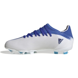 Chuteiras de futebol Adidas X Speedflow.3 Fg Jr GW7488 multicolorido branco 1 Chuteiras de futebol Adidas X Speedflow.3 Fg Jr GW7488 multicolorido branco 1