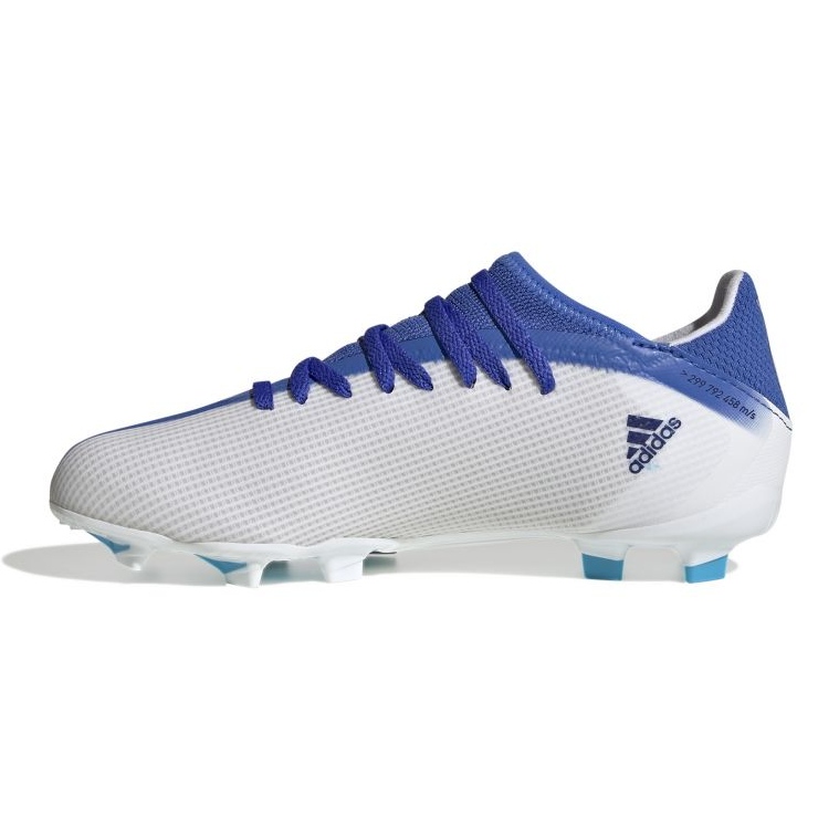 Chuteiras de futebol Adidas X Speedflow.3 Fg Jr GW7488 multicolorido branco 1 Chuteiras de futebol Adidas X Speedflow.3 Fg Jr GW7488 multicolorido branco 1