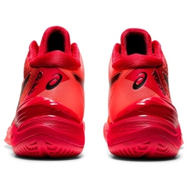 Tênis de vôlei Asics Sky Elite Ff Mt Tokyo W 1052A048 701 laranjas e vermelhos 3