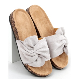 Slides de cortiça Dakota Grey cinza 2