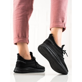 DK Calçados esportivos confortáveis preto 1