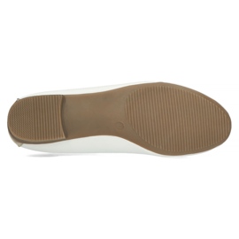 Sapatos de couro com decoração Filippo DP3661/22 Wh branco 2
