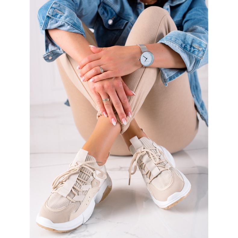 Seastar Tênis Bege Moda 1